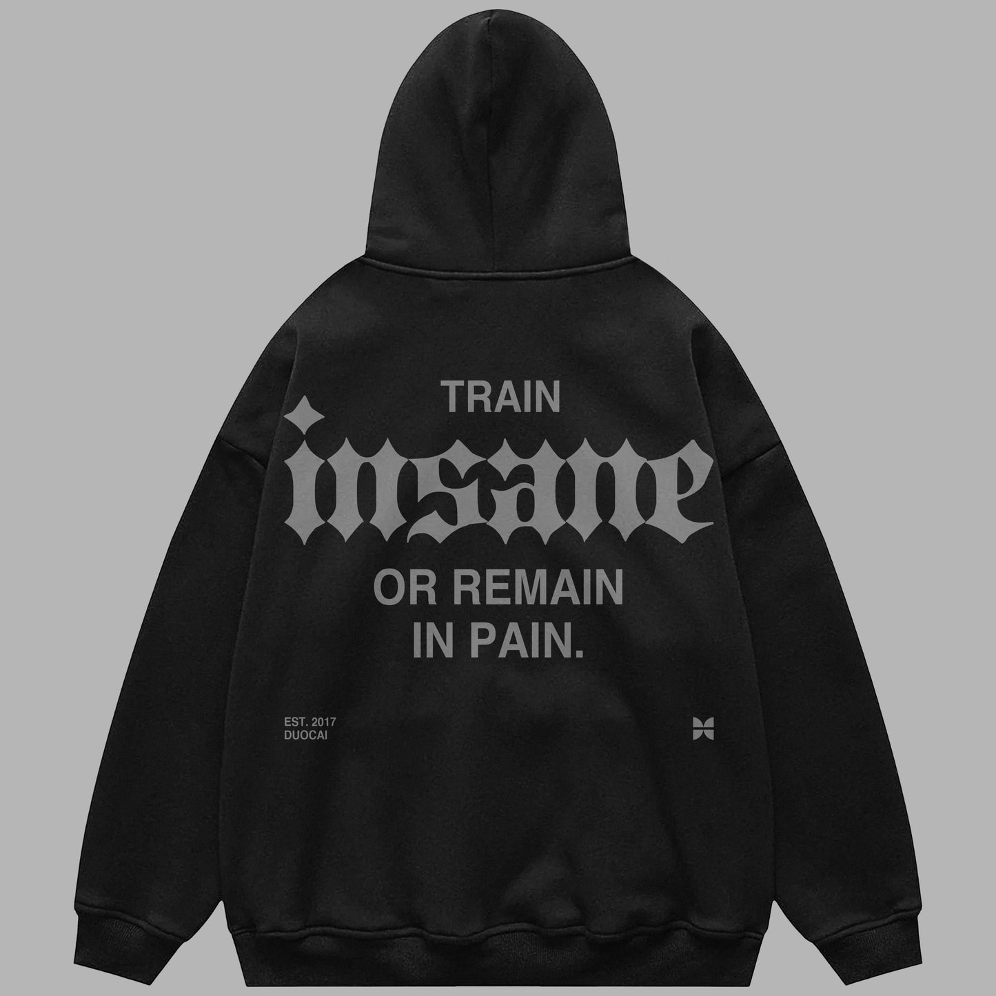 Train insane oversized hoodie - Unisex