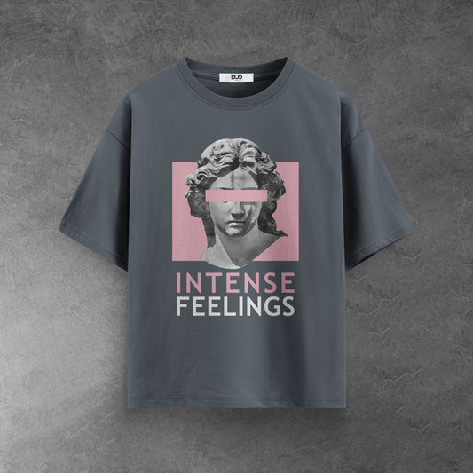 Intense feeling Oversized Tee (Uni-sex)