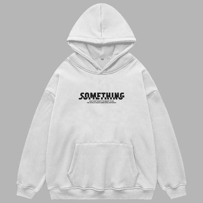 Something oversized hoodie / Unisex