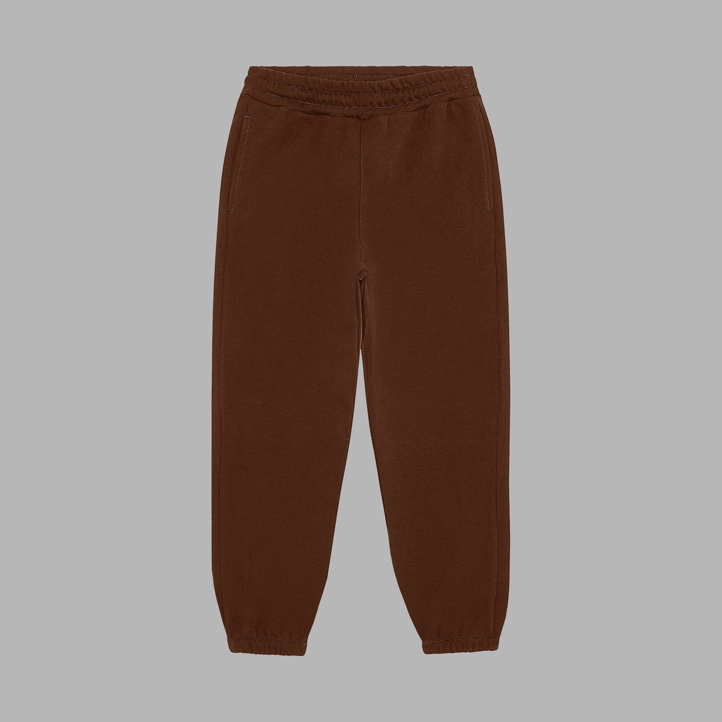 Plain Sweatpant unisex - Dark mocca