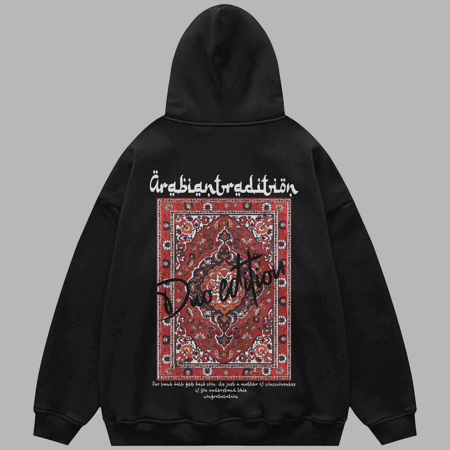 Arabian tradition oversized hoodie / Unisex