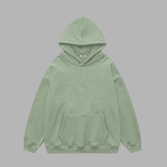 Oversized plain hoodie - Pistachio / Unisex