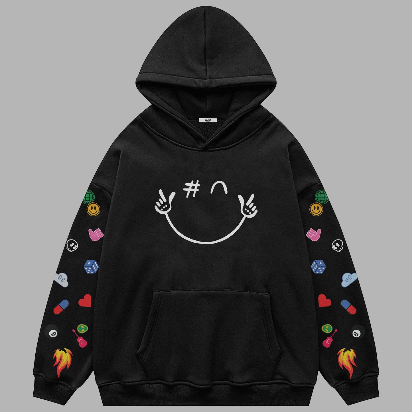 Smiley oversized hoodie / Unisex