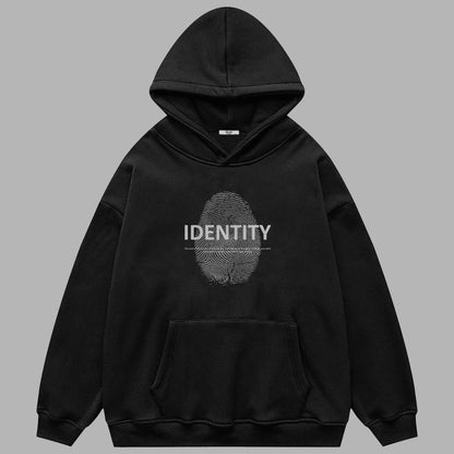 Identity oversized hoodie - Unisex