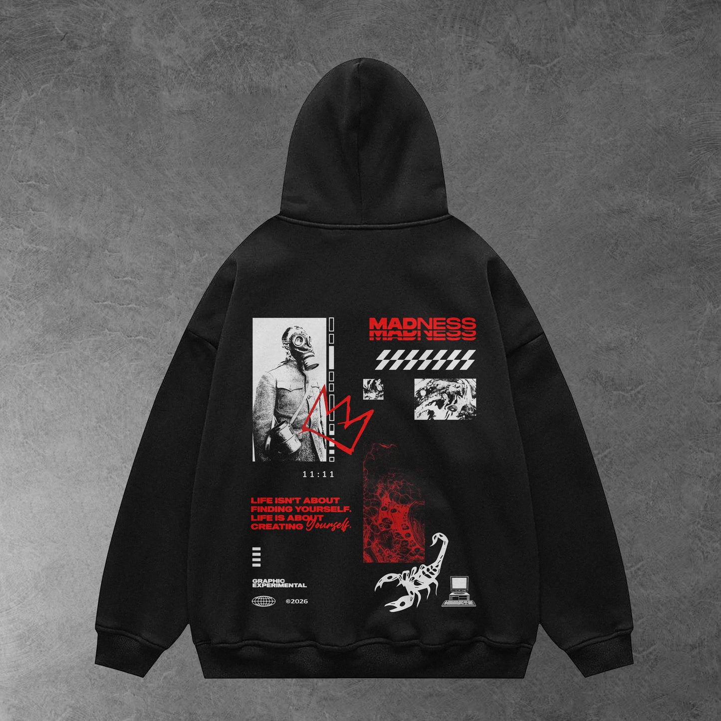 Madness - Oversized hoodie Unisex