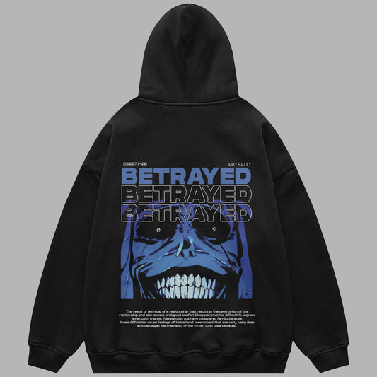 betrayed oversized hoodie / Unisex