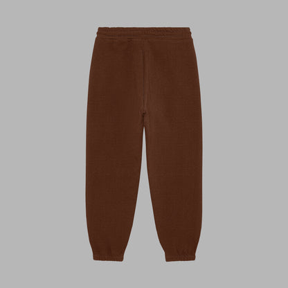 Plain Sweatpant unisex - Dark mocca