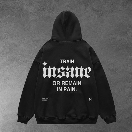 Train insane oversized hoodie - Unisex