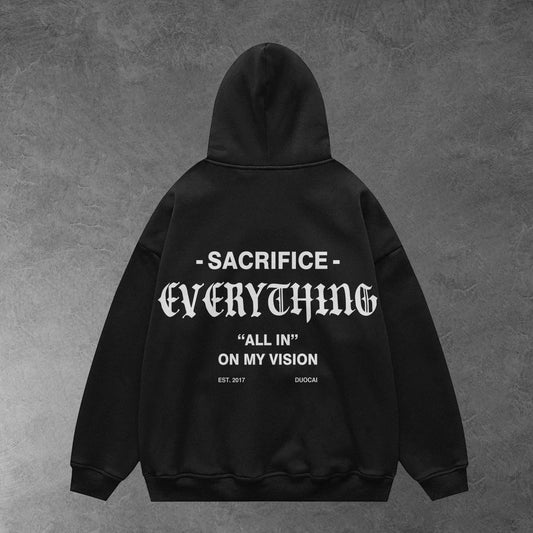 Sacrifice - Oversized hoodie / Uni-sex