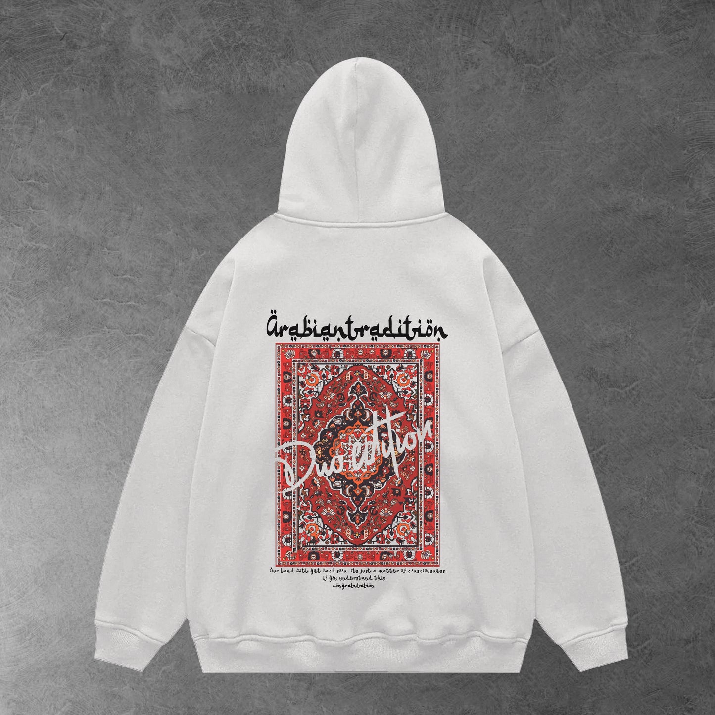 Arabian tradition oversized hoodie / Unisex