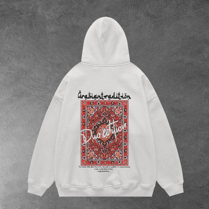 Arabian tradition oversized hoodie / Unisex