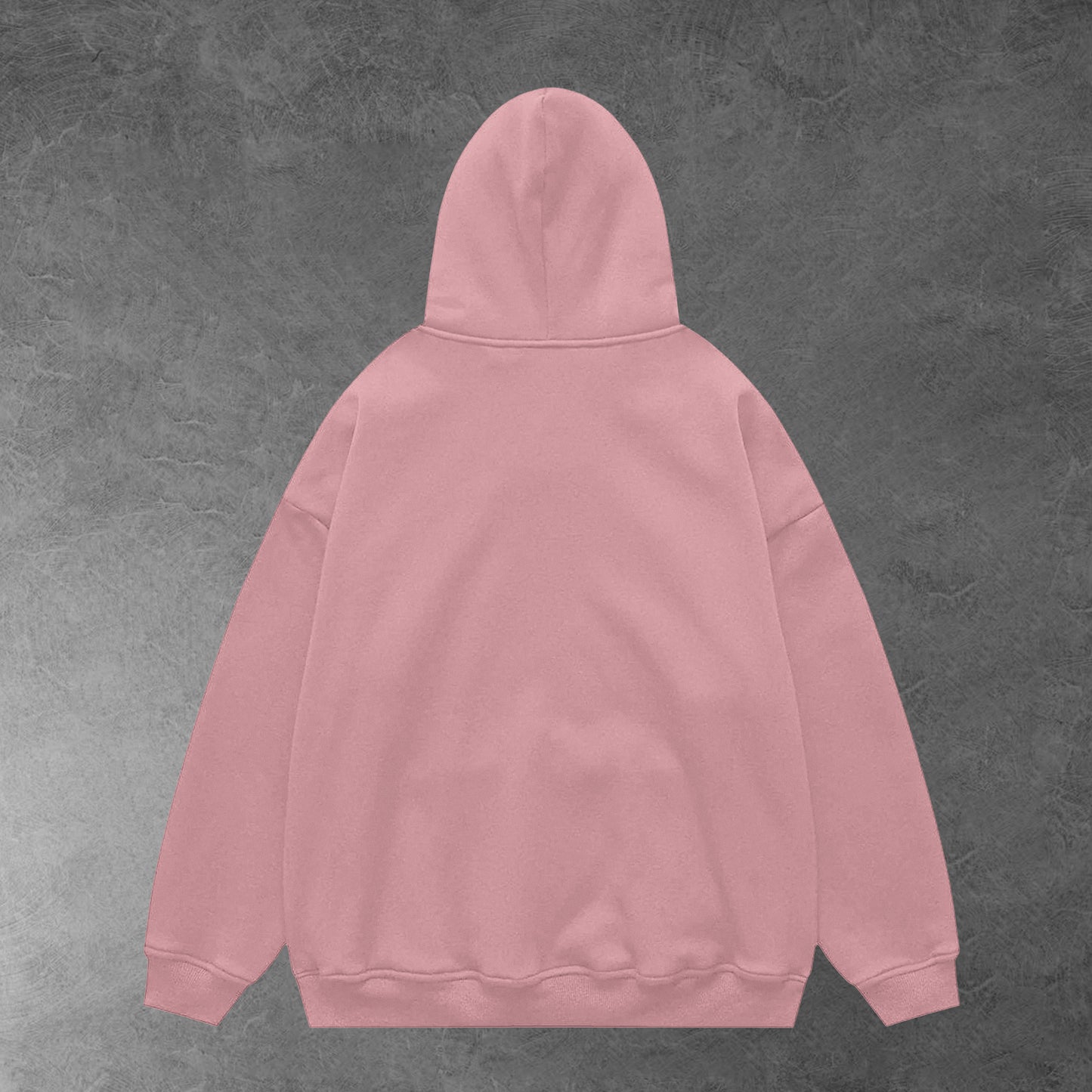 Oversized plain hoodie - baby pink / Unisex