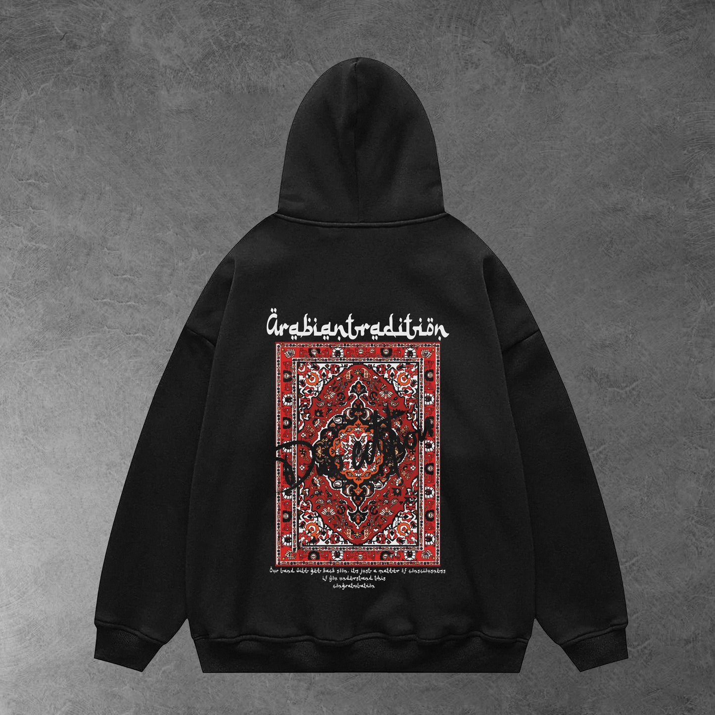 Arabian tradition oversized hoodie / Unisex