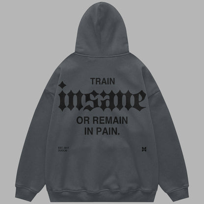 Train insane oversized hoodie - Unisex