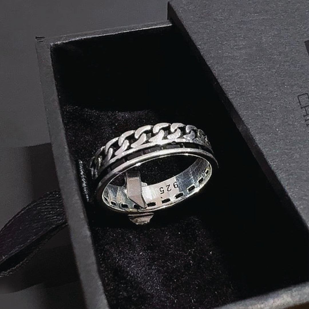 linestones Ring - 925 Silver Sterling