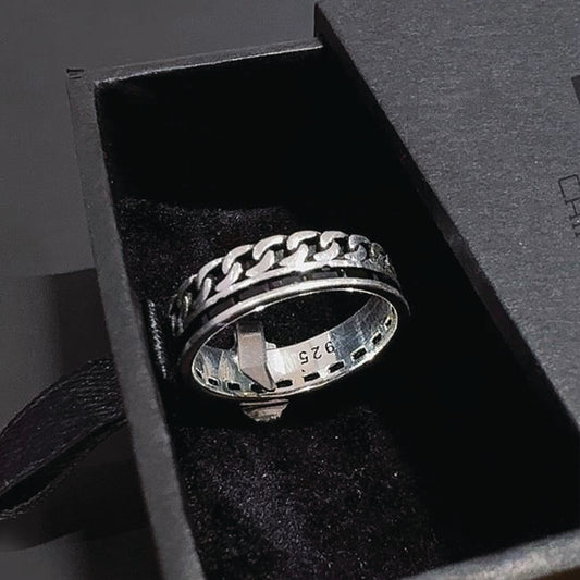 linestones Ring - 925 Silver Sterling