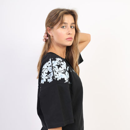 Beautiful thinking - Oversized black tee