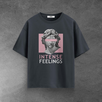 Intense feeling Oversized Tee (Uni-sex)