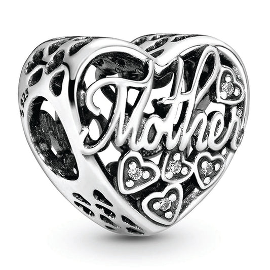 Heart silver sterling charm