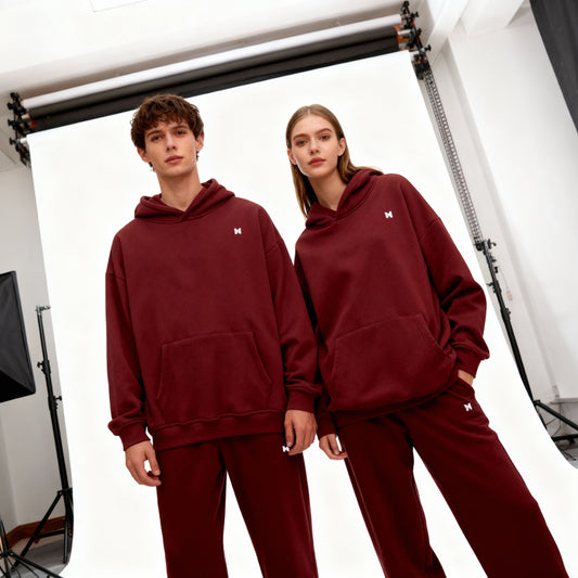 Maroon set - Oversized / Unisex
